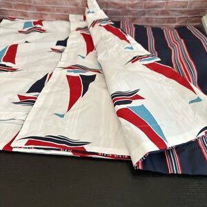 King Size Nautical Reversible Pillow Shams From Belk New